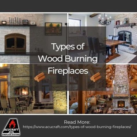 The crackle of wood burning, the dancing flames, the warmth a wood-burning fireplace brings, there is nothing like it. Let the experts at Acucraft help you find the fireplace of your dreams. 
#woodburningfireplace #typesoffireplaces #woodfireplace #fireplaceseason #fireplacestyles #designideas #woodtogasfireplace #doublesidedwoodburningfireplace #twosidedfire #seethroughdesign #newhomedesign #designinspiration #interiordesign #fireplacemakeover #fireplaceinspo #woodfireplacedesign #fireplaces Contemporary Wood Burning Fireplace Designs, Wood Burning Fireplace Insert Ideas, Wood Fireplace Insert Ideas, Wood Burning Insert Fireplace Ideas, Fireplace Inserts Wood Burning, Indoor Wood Burning Fireplace, Wood Burning Fireplace Insert, Wood Fireplace Inserts, Fireplace Styles