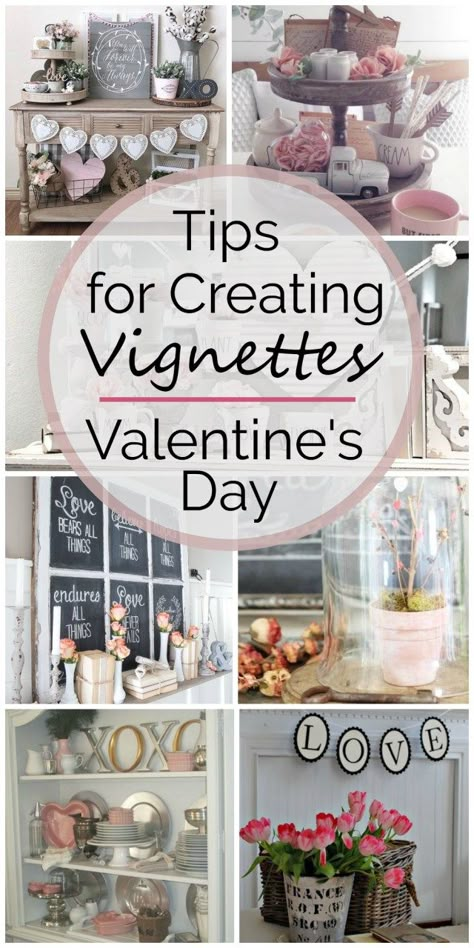 Valentines Winter Decor, Valentine's Party Decor, Valentine Mantle Ideas, French Valentines Decor, Valentines Day Shelf Decor, Valentine’s Decorations For Home, Valentine Trays Ideas, Valentines Mantle Decor Farmhouse, Valentine Mantel Decorating Ideas