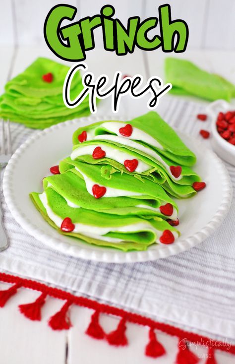 The Grinch Breakfast Ideas, Grinch Themed Main Dishes, Christmas Baking Grinch, Grinch Brunch Food, Breakfast With The Grinch, Grinch Christmas Breakfast Ideas, Grinch Themed Breakfast, The Grinch Snacks, Who Pudding Grinch