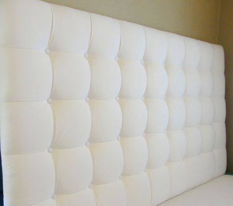 Wall Mounted Upholstered Headboard - Ideas on Foter White Tufted Headboard, Wall Mounted Headboard, Mounted Headboard, Pink Headboard, How To Make Headboard, Upholstered Wall Panels, Tufted Headboards, Pallet Headboard, Bed Headboard Design