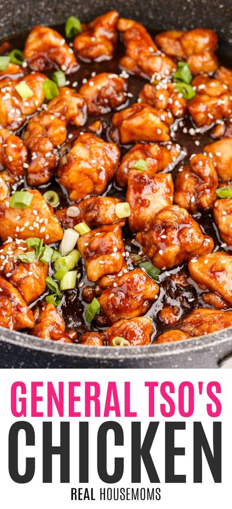 General Toas Sauce, Ti Food Recipes, Diy Chinese Food Easy At Home, General Toas Chicken, Ground General Tso Chicken, Oven Baked General Tso Chicken, Sheet Pan General Tso Chicken, Gen Tso Chicken Recipe, Chinese Chicken Broccoli Recipes