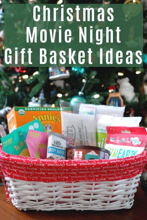 Movie Night Gift Ideas, Movie Night Gifts, Movie Night Gift Basket Ideas, Family Movie Night Gift Basket, Making Gift Baskets, Family Movie Night Gift, Date Night Basket, Popcorn Gift Basket, Movie Basket Gift