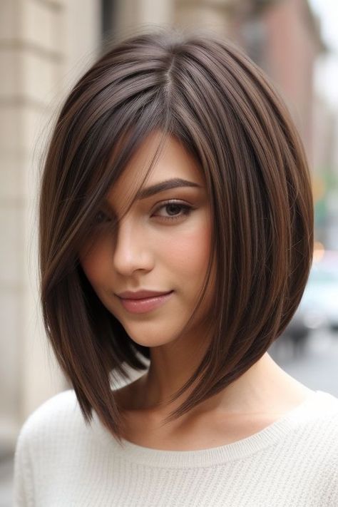 Shaggy Pixie Hairstyles You Need to Try Aline Bob With Bangs, Bob Hairstyle Women, Quick Simple Hairstyles, Medium Length Haircut Fine Hair, Medium Length Bobs, Shaggy Pixie, Textured Haircut, Fine Straight Hair, Simple Hairstyles