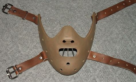 Hannibal Lecter restraint mask strapping research Hanibal Lector Costume, Hannibal Costume, Hannibal Cosplay, Hannibal Lecter Costume, Hannibal Plastic Suit, Hannibal Mask, Hannibal With Mask, Hannibal Lecter Mask, Immortan Joe Mask