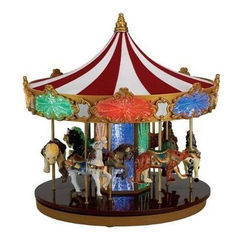 Christmas Carousel, Christmas Animated, Mr Christmas, Santa And His Reindeer, Fabric Canopy, Christmas Central, Classic Songs, Merry Go Round, Carousel Horses