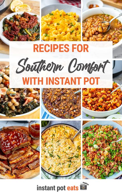 Instapot Recipes Comfort Foods, Instant Pot Soul Food Recipes, Slow Cooker Soul Food Recipes, Comfort Food Instant Pot, Instant Pot Southern Recipes, Southern Crock Pot Recipes, Instant Pot Recipes Side Dishes, Southern Instant Pot Recipes, Crockpot Recipes Southern