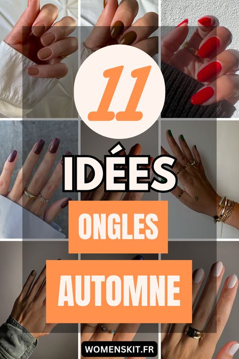 ongles automne Top Halloween Costumes, Classic Halloween Costumes, Nail Art Techniques, Nail Type, Last Minute Halloween Costumes, Nail Envy, Fall Nail Art, Autumn Nails, Fall Nail