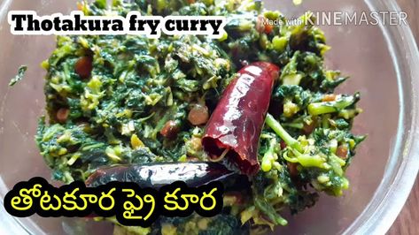 Totakurakurry thotakura fry recipe Asparagus