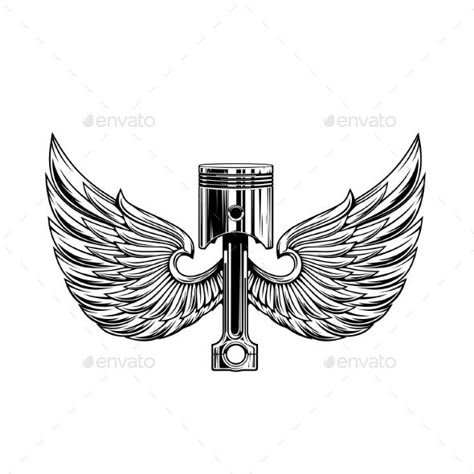 Piston with Wings Tattoo Design #AD #Wings, #AFF, #Piston, #Design, #Tattoo Car Engine Tattoo Design, Tire With Wings Tattoo, Car Piston Tattoo, Car Part Tattoo Design, Small Mechanic Tattoo, Mechanic Memorial Tattoo, Car Theme Tattoos, Racing Tattoos For Men, Car Mechanic Tattoo