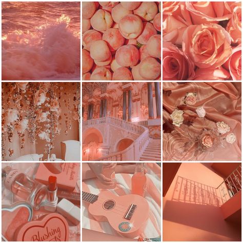 moodboard I made :) credit is required, pls credit me by my username or as luce, luci, or bunny! #moodboard #peach #aesthetic #aestheticmoodboard #aesthetics #orange #pink #red Peach Color Aesthetic, Peach Moodboard, Peach Pink Aesthetic, Moodboard Orange, Bunny Moodboard, Peach Aesthetic, Peachy Keen, Oc Inspiration, Mood Board Inspiration