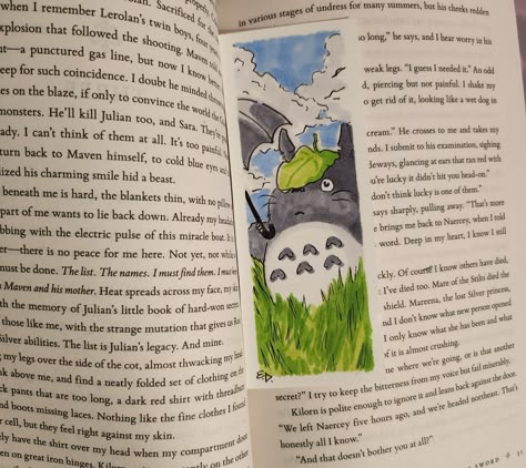 My Neighbor Totoro Journal, Totoro Diy Crafts, Totoro Gift Ideas, My Neighbor Totoro Drawing, Studio Ghibli Bookmark, Bookmark Ideas Drawing, Anime Bookmarks Ideas, Ghibli Bookmark, Totoro Bookmark