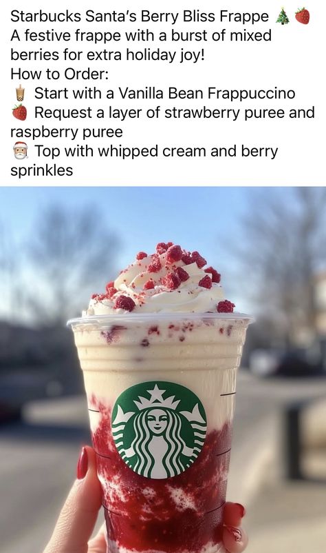 Winter Dunkin Drinks, Starbucks Frozen Coffee Drinks, Vanilla Starbucks Orders, Christmas Starbucks Drinks Low Calorie, Twix Starbucks Drink, Starbucks Holiday Drinks 2024, Starbucks Berry Blast Lemonade, Red Velvet Starbucks Drink, Good Starbucks Drinks No Coffee