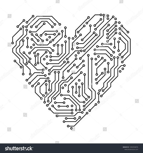 Printed circuit board black and white heart shape computer technology, vector #Ad , #Sponsored, #black#white#board#Printed Technology Vector, Interior Design Portfolios, Black And White Heart, Printed Circuit, Printed Circuit Board, Computer Technology, White Heart, Vector Stock, Circuit Board