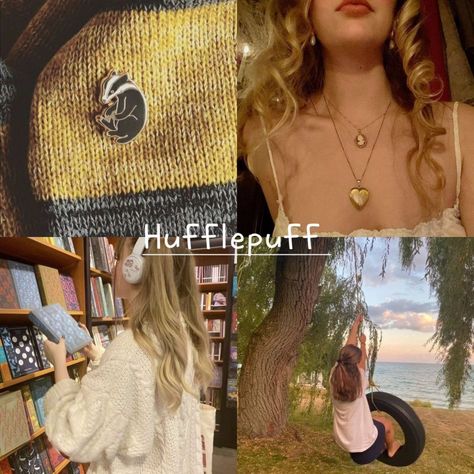 #hogwarts #hogwartshouses #gryffindor #ravenclaw #slytherin #hufflepuff #aesthetic #girl Hufflepuff Aesthetic Girl, Hufflepuff Girl Aesthetic, Dark Hufflepuff Aesthetic, Hufflepuff Oc, Type Infp, Hufflepuff Things, Hufflepuff Girl, Houses Aesthetic, Ravenclaw Slytherin