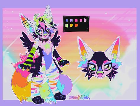 Scene Fursona, Sparkle Dog Oc, Sparkledog Oc, Sparkle Dog, Scene Emo Art, Emo Art, Scene Art, Art Folder, Beautiful Drawings