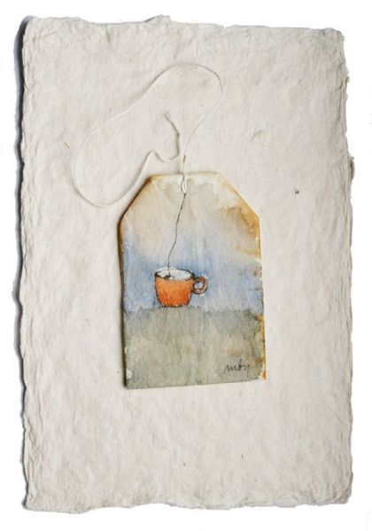 Ruby Silvious, Tee Kunst, Teabag Art, Used Tea Bags, Tea Bag Art, Arte Peculiar, Upcycled Art, Bag Art, Tea Art