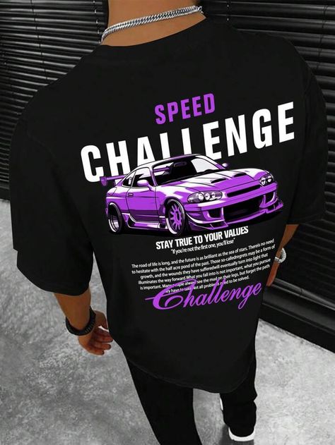 Graphic Tees Cars, Automotive Tshirt Design, Streetwear Tshirt Design, Trendy Shirt Designs, Aesthetic Streetwear, Car Shirts, Cool Outfits For Men, Streetwear Tshirt, Tshirt Design