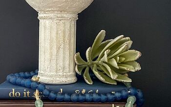 Have you heard that Ancient Greece is trending?It’s true! If you look around there are columns and busts popping up everywhere in home decor. I did include a bust a few years ago in my home office makeover but it wasn’t quite along those Grecian lines.I wanted to give this interior design trend a try without spending a whole lot of money so I created this aged faux plaster pedestal bowl to get the look for less.In this post, I’ll show you how to make a Grecian-inspired footed bowl usin… Angel Diy, Diy Storage Bed, Style Toilet, Paint Brass, Craftsman Style House, Pedestal Bowl, Bathroom Plants, Pool Noodles, Chic Flowers