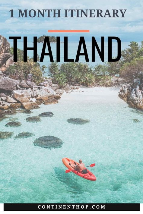 Thailand itinerary 1 month 10 Days In Thailand, Thailand Islands, Thailand Places, Places To Visit In Thailand, Thailand Itinerary, Thailand Photography, Thailand Travel Tips, Things To Do In Thailand, Thailand Travel Guide