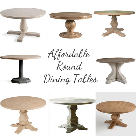 Round Dinning Room Table, Farmhouse Round Dining Table, Round Dining Table Decor, Round Dinning Table, 60 Round Dining Table, Circle Dining Table, Round Dining Tables, Casual Dining Table, Round Table Decor