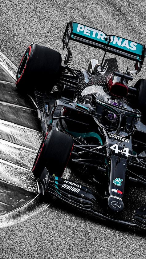 F1 wallpaper of Lewis Hamilton’s car Mercedes F1, Racing Car, Formula 1, Wallpapers, Black And White, Iphone, White, Black