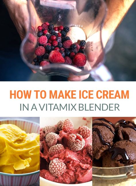 Vitamix Ice Cream Recipes, Vitamix Healthy Recipes, Vitamix Ice Cream, Banana Nice Cream, Vitamix Blender, Vitamix Recipes, Ice Cream Ingredients, Healthy Ice Cream, Superfood Powder