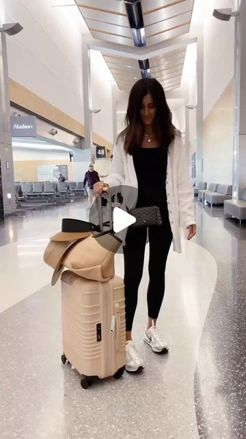 AYLIN • www.stylinbyaylin.com on Instagram: "25% off my go to FP top and sneakers 🎉 to shop my go to travel look, comment “SHOP” and I’ll send you all of the details! This look is perfect for travel because it makes me feel put together while still being comfortable which is a must ✈️ + always adding dainty jewelry to my casual looks ✨

#OOTD #casuallook #travelstyle #stylinbyaylin" Cute Airplane Outfit, Outfit Voyage, Airplane Outfits, Dainty Jewelry, Put Together, Travel Style, The Details, Casual Looks, Ootd