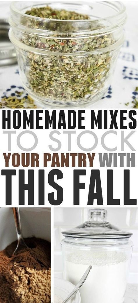 Homemade Dry Mixes, Stock Your Pantry, Homemade Spice Mix, Homemade Pantry, Homemade Mixes, Spice Mix Recipes, Diy Spices, Homemade Spices, Homemade Seasonings