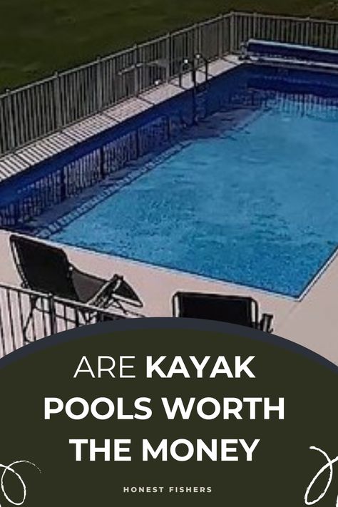 Are Kayak Pools Worth The Money? Kayak Pool Deck Ideas, Pool Skirt, Kayak Pools, Pool Fashion, Inground Pool, Wooden Decks, Inground Pools, Pool Decks, Pool Ideas