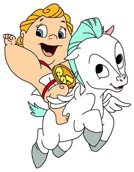 *HERCULES & PEGASUS ~ Hercules, 1997 Pegasus From Hercules, Zeus Son, Pegasus Hercules, Hercules Pegasus, Baby Hercules, Hercules 1997, Hercules Disney, Pegasus Art, Zeus And Hera