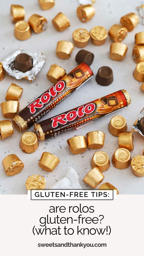 Gluten Free Halloween Candy, Gluten Free List, Rolo Candy, Gluten Free Halloween, Gluten Free Pretzels, Halloween Candy Bowl, Gluten Free Candy, Baking Basics, Baking Tutorial