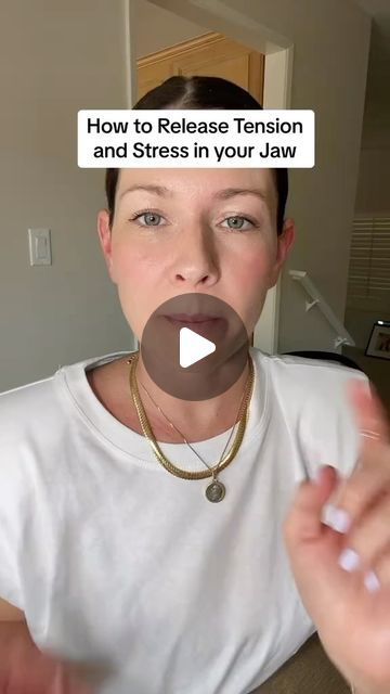 Tabitha Zavala on Instagram: "How to release stress and tension in a tight jaw. #stress #tension #jaw #tmj" Yoga For Jaw Tension, How To Release Tension, Jaw Tightness Relief, How To Unclench Your Jaw, How To Relieve Jaw Tension, How To Release Jaw Tension, How To Stop Clenching Jaw, Jaw Clenching Remedy, How To Relax Jaw Muscles