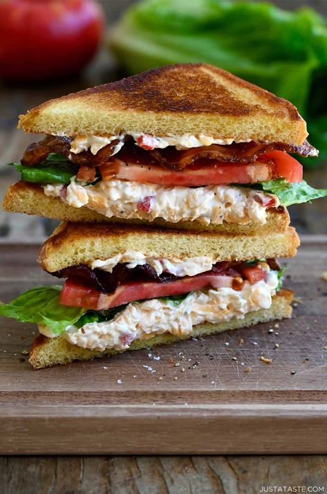 Creamy Pimento Cheese, Chicken Breast Sandwich Recipes, Subway Food, Blt Sandwich Recipes, Earl Of Sandwich, Palmetto Cheese, Cheese Melt, Pimento Cheese Sandwiches, Fried Spinach