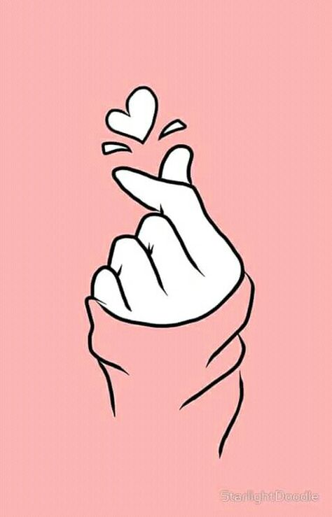 Finger Heart Drawing, Sketch Of Girl, Kpop Iphone Wallpaper, Finger Heart, Girl Drawing Sketches, Queen Photos, Heart Drawing, Pink Wallpaper Iphone, Girl Sketch