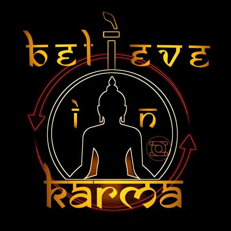 Believe in Karma. Karma returns to you in some way or the other. Karma Returns, Believe In Karma, Believe Quotes, Graphic Liner, Good Karma, Graphic Design Typography, Graphic Poster, Graphic Illustration, Graphic Art