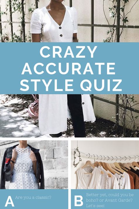 What the heck is my style?! I just want a quiz to tell me what my style is, because it's too hard to figure out! I feel you, and I hear you. So, I made this bomb quiz that actually DOES tell you what your style is! Edgy Capsule Wardrobe, Personal Style Quiz, Fashion Styles Types, Outfits Quiz, Mode Ab 50, Types Of Clothing Styles, Aesthetic Quiz, Style Quizzes, How To Have Style