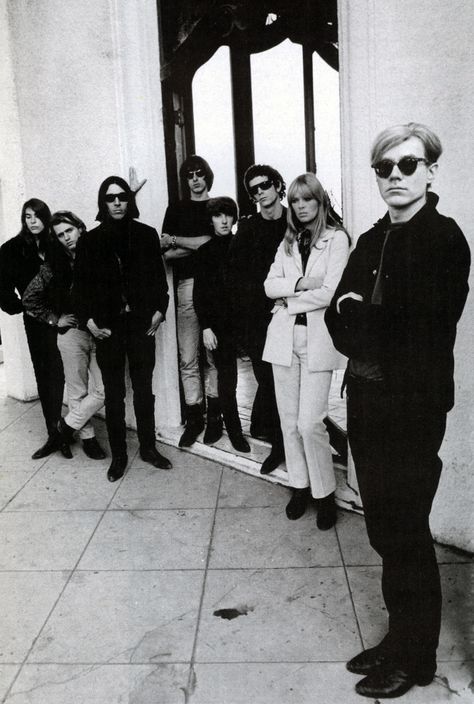 The Velvet Underground, Nico, and Andy Warhol. Christa Päffgen, Warhol Factory, The Velvet Underground & Nico, Garage Punk, The Velvet Underground, Lou Reed, Musica Rock, Rock N’roll, I'm With The Band