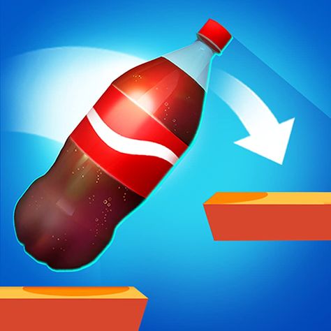 BottleFlip: #Bottle #Flip:Jump #Flip: #Jump3D #Jump #3D Bottle Flip, The Challenge, In Time, The Game, To Play, 3 D, Tap, Screen, Collage