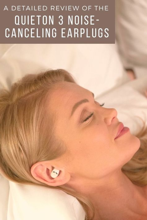 A detailed review of the QuietOn 3 noise-canceling earbuds for sleeping. Best Noise Cancelling Earbuds, Healthy Book, Snoring Remedies, How To Stop Snoring, Noise Cancelling Earbuds, Travel Tech, Tech Gear, Travel Wear, Earplugs