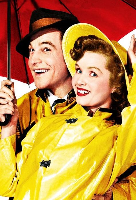 Debbie Reynolds & Gene Kelly - Singin' In The Rain Debbie Reynolds Carrie Fisher, Debbie Reynolds, Gene Kelly, Singing In The Rain, Golden Age Of Hollywood, Musical Movies, Classic Movies, Old Movies, Great Movies