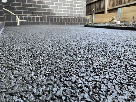 Pervious Concrete - Advantages, Disadvantages & Application Permeable Concrete Driveway, Dark Grey Concrete Driveway, Concrete Mix Ratio, Permeable Pavement, Porous Pavement, Dry Pour Concrete Slab, Pervious Concrete, Water Cement Ratio, Recycled Concrete