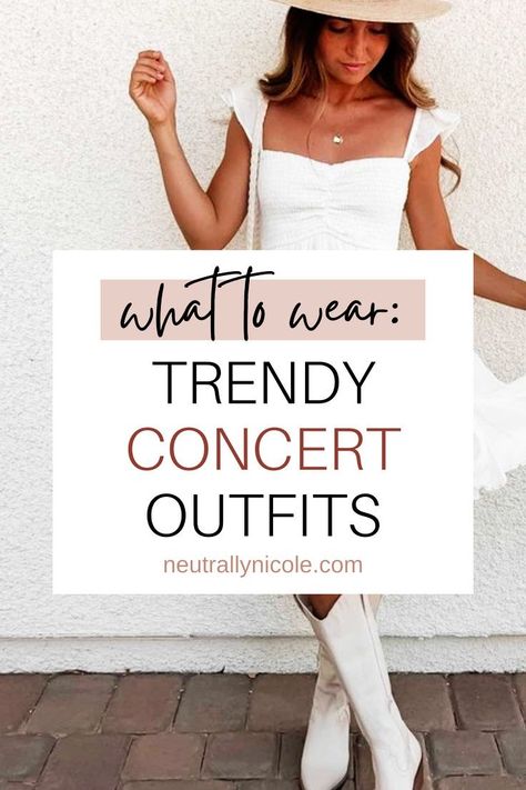 Get concert-ready with our trendy outfit ideas! From country to rap, we've curated the perfect looks to match your favorite music genres. Our blog post is packed with outfit inspiration inspired by artists like Harry Styles, Beyonce, Drake, and more. Whether you're dancing to the beats of a rock band or swaying to the melodies of Ed Sheeran, our outfits will ensure you stand out in the crowd. Pop Concert Outfit, Beyonce Concert Outfit, Summer Country Concert Outfit, Cute Concert Outfits, Outfit Ideas Trendy, Concert Style, Concert Outfit Summer, Country Music Concerts, Concert Outfit Ideas