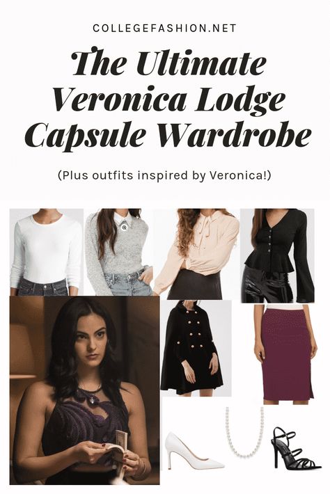 Veronica Lodge style - the ultimate Veronica Lodge wardrobe and outfit ideas inspired by Veronica Veronica Lodge Winter Outfits, Veronica Lodge Style, Lodge Outfit, Veronica Lodge Fashion, Veronica Lodge Outfits, Style College, Outfits Athletic, Outfits 70s, Color Combos Outfit