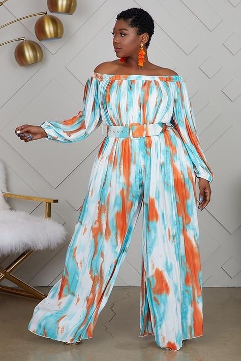 Classy Jumpsuit, 2piece Outfits, Pleated Jumpsuit, Business Casual Outfits For Work, Jumpsuit Elegant, African Traditional Dresses, Classy Dress Outfits, African Print Fashion Dresses, African Fashion Women