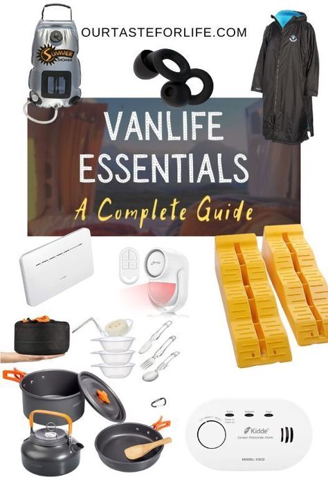 Looking for a list of must-have vanlife essentials? In this article, I share 40 vanlife necessities to help you prepare for life on the road. #vanlife #essentials #ontheroad #camping #items #checklist Can Life Essentials, Vanlife Must Haves, Van Life Essentials List, Vanlife Essentials, Van Life Essentials, Diy Projects For Couples, Life Essentials, Van Camper, Ultimate Bucket List