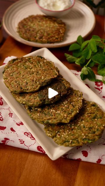 Meghna’s Food Magic on Instagram Atta Recipe, Methi Recipes, Source Of Iron, Food Magic, Pearl Millet, Breakfast Recipies, Millet Recipes, Green Garlic, Healthy Breakfast Recipes Easy