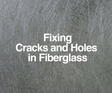This Instructable comes from a recent project I have been working on that involves fixing up an old fiberglass travel trailer. In the remodeling of this trailer, I was left with many small holes from antiquated peripherals on the sides of the trailer (like a phone jack). There was also a six inch crack in the front from a rock hitting it on the road. I actively searched for the best way to patch small holes in fiberglass on the web, and couldn't quite find concise answers - this lead to a mo... How To Fiberglass, Fiberglass Camper, Boat Restoration, Make A Boat, Build Your Own Boat, Boat Building Plans, Boat Projects, Fiberglass Pools, Boat Stuff