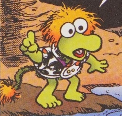 Wembley Fraggle Rock, Fraggle Rock Aesthetic, Fraggle Rock Tattoo, Fraggle Rock Art, Muppet Pfp, The Muppets Aesthetic, Muppet Drawings, Muppet Oc, Wembley Fraggle