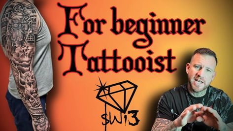 Tattoo Tutorial Step By Step, Tattoo Ideas For Beginner Artists, Tattooing For Beginners, Beginner Tattoo Artist, Tattoo 101, How To Tattoo, Tattoo Tutorial, Becoming A Tattoo Artist, Beginner Tattoos