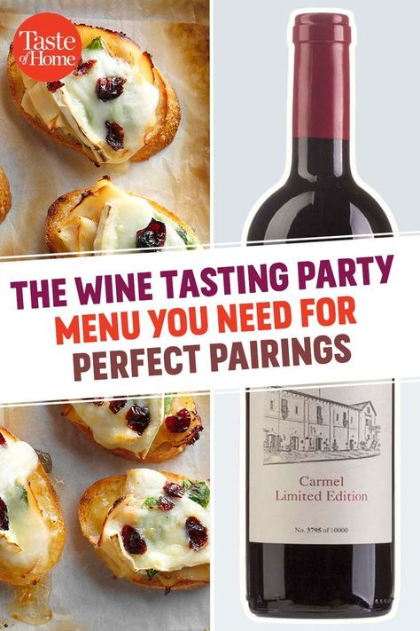 Wine Tasting Food Pairings, Wine Tasting Appetizers, Wine Pairing Menu, Cheese Varieties, Wine Tasting Food, Wine Pairing Party, Wine Party Food, Wine Paring, Wine Appetizers